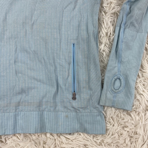 🔥$SALE$🔥 Lululemon Rest Less Hoodie Heathered Caspian Blue - Picture 4 of 6